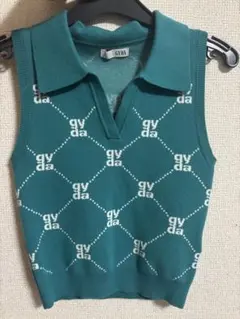 エースアンドレア 上下セット(ノースリーブニットシャツ×スカート