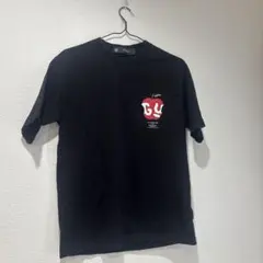 GU×UNDERCOVER コラボTシャツ ブラック リンゴデザインのサムネイル
