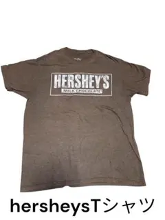 [値下げ]HERSHEY'S ミルクチョコレート Tシャツ　古着　ブラウン