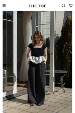 the toeホワイト フリル付き 半袖トップス S the toeホワイト フリル付き 半袖トップス S 楽天市場】フリル