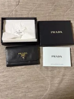 ま*ん様 PRADAプラダ　キーケース　リング付き ま*ん様 PRADAプラダ キーケース リング付き - メルカリ