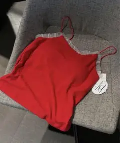 idem/カップインフリル付きキャミソール