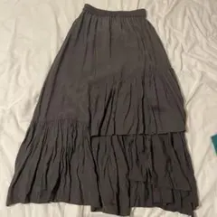 フリルロングスカート