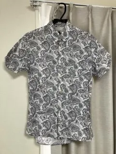 Pretty Green ペイズリー柄 半袖シャツ スリムフィットのサムネイル