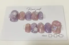 ネイルチップ 現品　ワンホンネイル　韓国ネイル