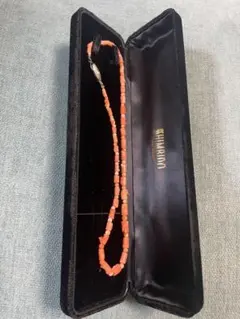 SILVER☆ 本珊瑚 ネックレス 未使用品　美品