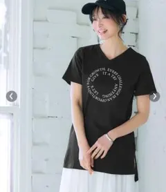 Tシャツ チュニック 黒のサムネイル