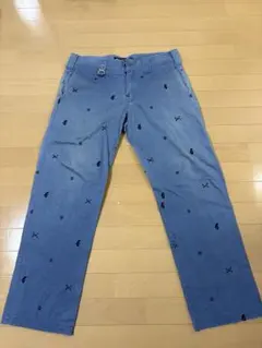 ROLLING CRADLE チノパン 青