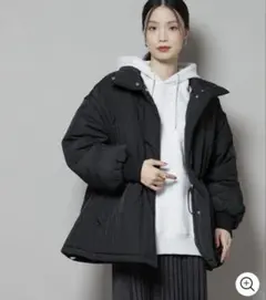 【新品ナノユニバース】撥水加工・機能中綿 ２wayベスト＆スタンドジップブルゾン