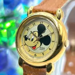 稼働品　Disney ディズニー　ミッキーマウス　レディース　腕時計　クォーツ