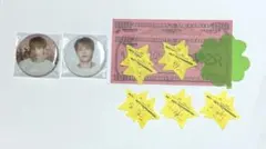 TXT 缶バッジ　落下物　スローガン ヒュニンカイ