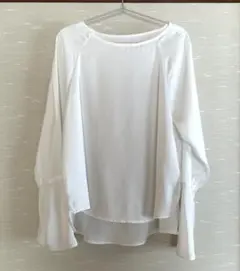 袖フレアサテンブラウス Collage Gallardagalante