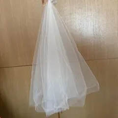 ウェディングベール オフホワイト