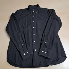無印良品 ダークグレー 長袖シャツ Mサイズ　綿100%
