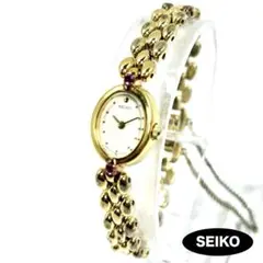 SEIKO 8Pダイヤ ブレスウォッチ 1E20-6050 ゴールド 電池新品 - メルカリ