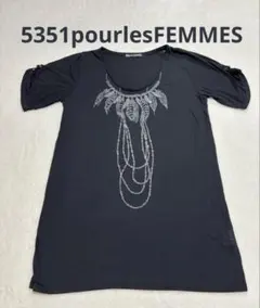 5351pourlesFEMMESゴーサンゴーイチ半袖Tシャツ