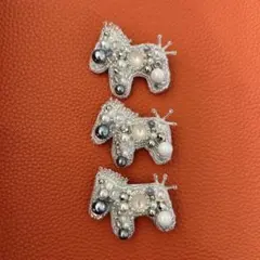 あんさん様専用【匿名配送】ビーズ刺繍ブローチ