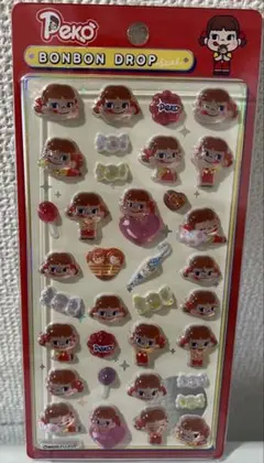 ペコちゃん BONBON DROPシール 立体シール