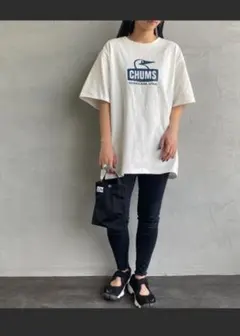 CHUMS Tシャツ オフホワイト