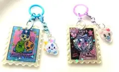 【2個セット】たまごっち めじるしアクセサリー アンブレラマーカー キラキラ