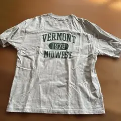 WEGO カレッジロゴ Tシャツ グレー M