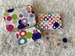 COACH ポピー メモ帳 缶ケース ステッカーセット