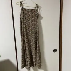 【RETRO GIRL】 フラワーキャミソールワンピース