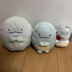 すみっコぐらし とかげ ぬいぐるみ マスコット 3点セット