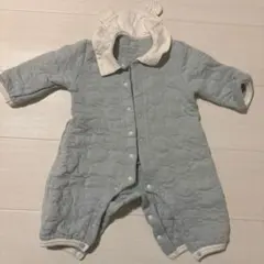 バースデイ　オーガニックコットン　60〜70サイズ　前開きカバーオール