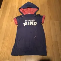 かわいいカラフルフード付チュニックのサムネイル