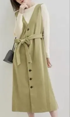 ROPE PICNIC 【2WAY】カルゼジャンパースカート