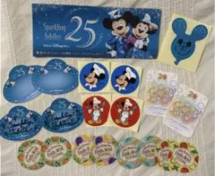 ディズニーシー 25周年 スパークリングジュビリー リーフレット＆シールセット