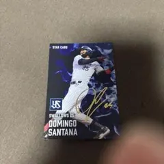 プロ野球チップス2025 ヤクルト サンタナ スターカード サイン入り