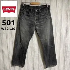 【レア】リーバイス ブラックデニム 後染め 501-0660 w32 L30