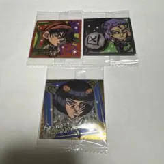 ジョジョの奇妙な冒険　ウエハース　シール　ブチャラティ　ギルガ　スコリッピ