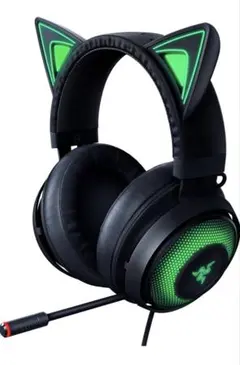 Razer Kraken Kitty ゲーミングヘッドセット 猫耳付き