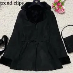 【極美品】trend clips ムートンコート 毛皮 ファー サイズL