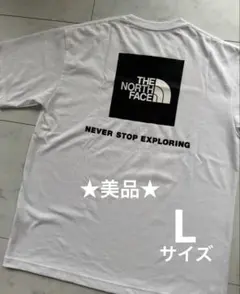 ★美品　ノースフェイス　Tシャツ　ホワイト　Lサイズ