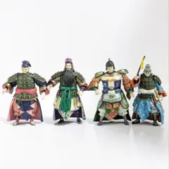 海洋堂、三国志、彩色版7体、象牙版8体、計15体!!専用ケース付き!!美品! 海洋堂、三国志、彩色版7体、象牙版8体、計15体!!専用