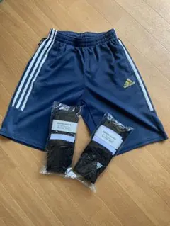 adidasハーフパンツと、BKのストッキングセット