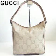 OLD GUCCI 大 GGパターン ワンショルダーバッグ キャンバス