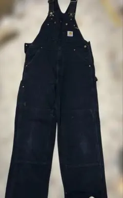 即日発送⭕️Carhartt ダブルニー オーバーオール W36 L32 メキシコ製 carharttカーハート ダック地 ダブルニー
