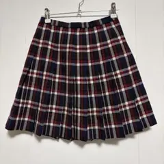 EASTBOY イーストボーイ チェック柄プリーツスカート 赤×紺×白 9号のサムネイル