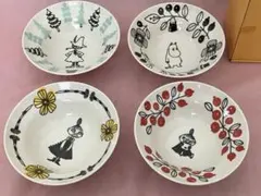 ムーミン　ボウル皿　4個セット