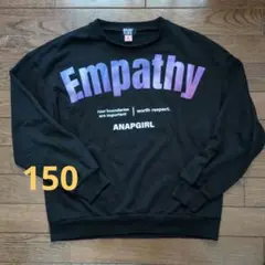 ANAP GIRL Empathy トレーナー M ブラック