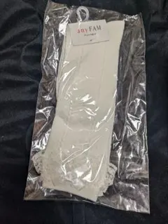 anyFAM キッズ靴下 16-18cm リボンレースハイソックス