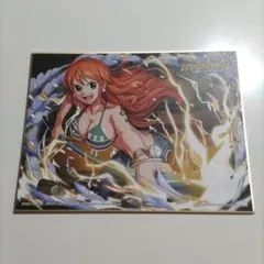 ワンピース 一番くじトレジャークルーズ ナミ色紙