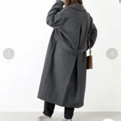 ジャーナルスタンダード　ダークグレー　ウールコート　ロングコート　S