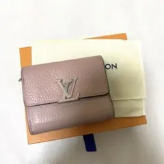 値下げ LOUIS VUITTON カプシーヌ 三つ折り財布