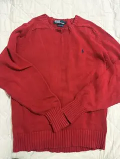 Polo by Ralph Lauren 赤ニットセーター